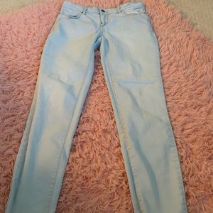 Light blue jeans